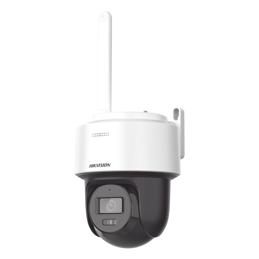 [Standalone] PT IP 4 Megapixel / Lente 4 mm / 30 mts IR / Exterior IP66 / Wi-Fi / dWDR / H.265+ / ACUSENSE Lite / Autoseguimiento / Micrófono y Bocina Interconstruido / Micro SD / Se Conecta Directo a la App de Hik-Connect / Montaje Techo o Pared