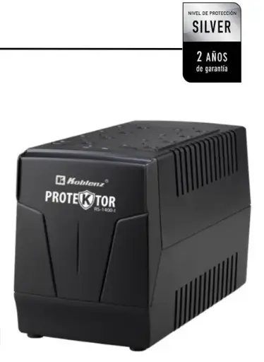 [CT-REGKBZ230] Regulador KOBLENZ 00-1599-00-0, Negro, 1410 VA, 700 W