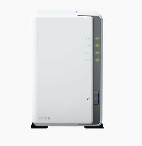 [DS223J] Servidor NAS de 2 Bahías / Hasta 32 TB / Servicio Nube Gratis (P2P) / Administración Remota y Respaldo Programado